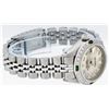 Image 3 : Rolex Ladies Stainless Steel Yellow MOP Diamond & Emerald Datejust Wristwatch