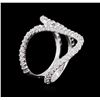 Image 3 : 0.70 ctw Diamond Ring - 14KT White Gold