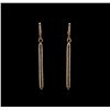 Image 1 : 0.55 ctw Diamond Earrings - 14KT Rose Gold