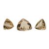 Image 1 : 2.75 ctw. Natural Trilliant Cut Morganite Parcel of Three