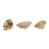 Image 2 : 2.75 ctw. Natural Trilliant Cut Morganite Parcel of Three