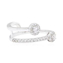 0.83 ctw Diamond Ring - 14KT White Gold