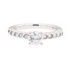Image 2 : 0.76 ctw Diamond Ring - 14KT White Gold