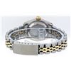 Image 5 : Rolex Ladies 2 Tone 14K Blue Vignette Diamond 26MM Datejust Wristwatch