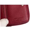 Image 7 : Saint Laurent Burgundy Leather Folio Compact Wallet
