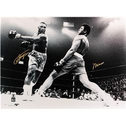 Muhammad Ali and Joe Frazier II - Black and White Print