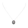 Image 1 : 1.33 ctw Diamond Pendant & Chain - 14KT White Gold