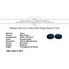 Image 3 : 84.00 ctw. Natural Oval Cut London Blue Topaz Parcel of Two