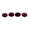 Image 1 : 4.19 ctw. Natural Oval Cut Ruby Parcel of Four