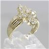 Image 3 : 1.00 ctw Diamond Cluster Ring - 14KT Yellow Gold