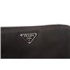 Image 7 : Prada Black Nylon Leather Zipper Wallet