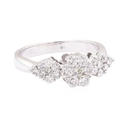 1.00 ctw Diamond Ring - 14KT White Gold