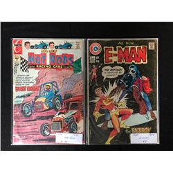 1970'S COMIC BOOK LOT (HOT RODS/ E-MAN)