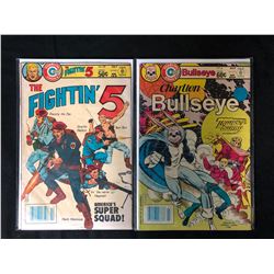 VINTAGE CHARLTON COMIC BOOK LOT (THE FIGHTIN' 5/ BULLSEYE)