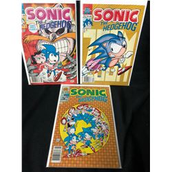 SONIC THE HEDGEHOG COMIC BOOK LOT (ARCHIE ADVENTURE SERIES)