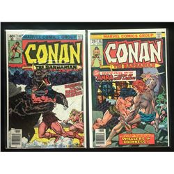 CONAN THE BARBARIAN COMIC BOOK LOT #110/ #63 (MARVEL COMICS)