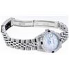 Image 6 : Rolex Ladies Stainless Steel Diamond Lugs Blue MOP String Diamond Datejust Wrist