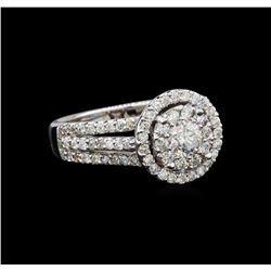 14KT White Gold 1.35 ctw Diamond Ring