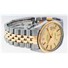 Image 3 : Rolex Mens 2 Tone 14K Champagne Index 36MM Datejust Wristwatch