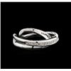 Image 1 : 0.20 ctw Diamond Ring - 14KT White Gold