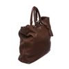 Image 3 : Prada Brown Pebbled Leather Tote Satchel Bag