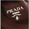 Image 6 : Prada Brown Pebbled Leather Tote Satchel Bag
