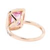 Image 3 : 2.43 ctw Pink Sapphire And Diamond Ring - 14KT Rose Gold