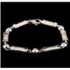 0.70 ctw Diamond Bracelet - 14KT White Gold