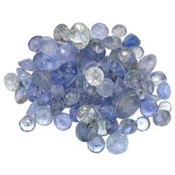 11.42 ctw Round Mixed Tanzanite Parcel