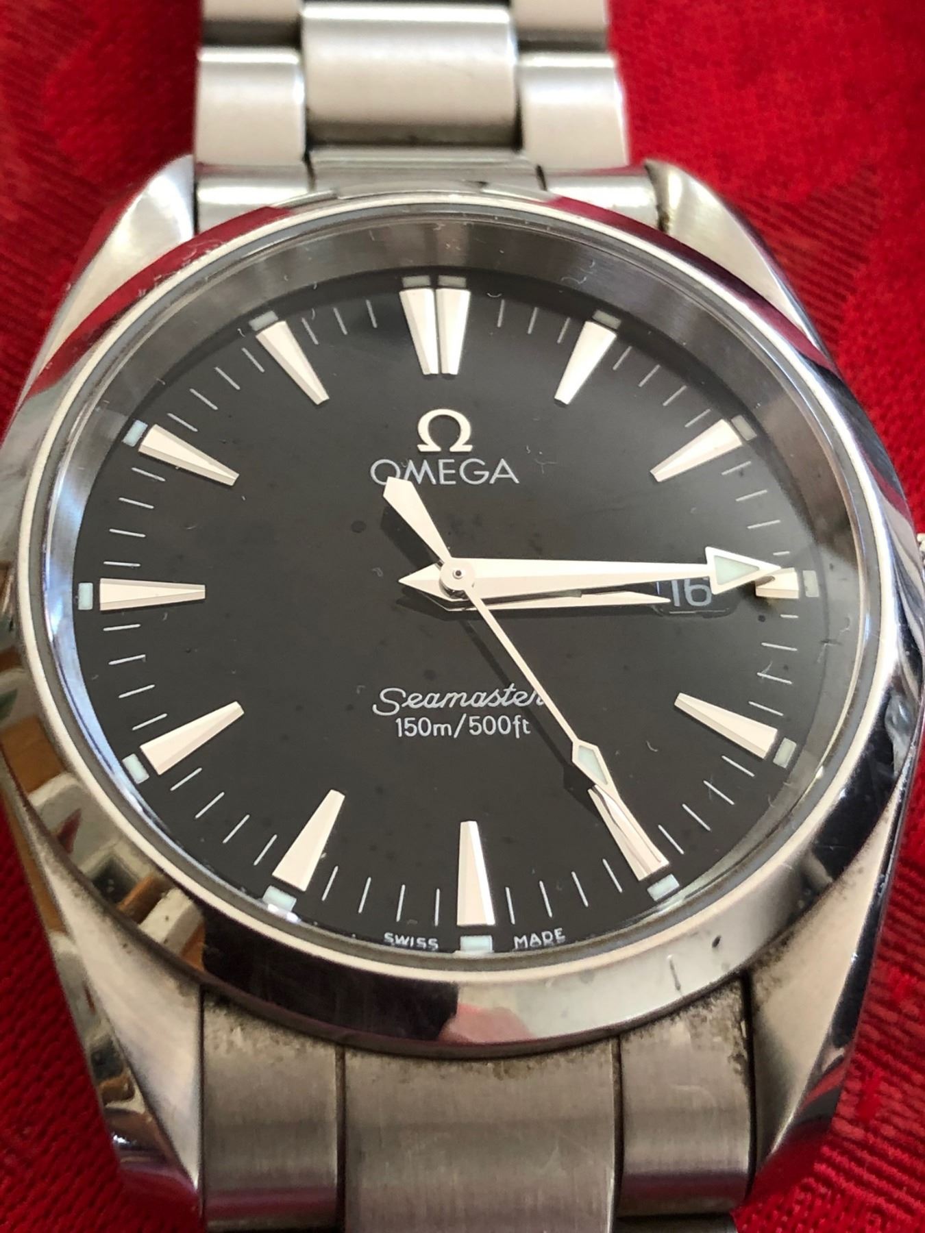 Men's Omega Seamaster Aqua Terra Wrist Watch