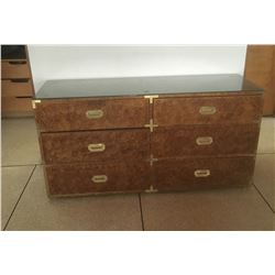 Mid Century Modern Campaign Style Dresser