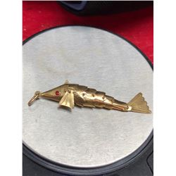 18kt Gold Fish Charm
