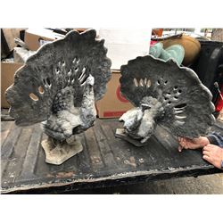 Peacock Lawn Statues