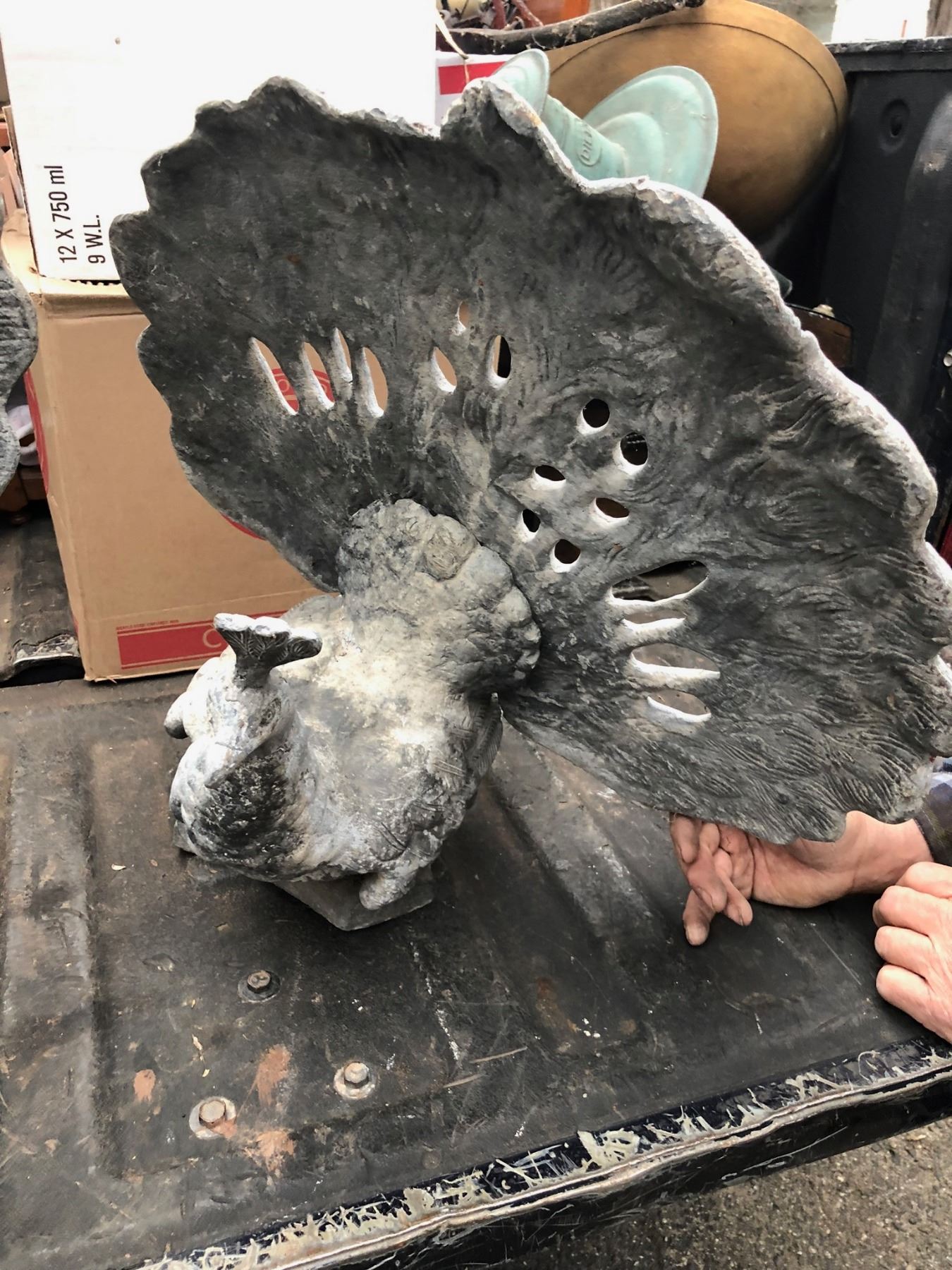 Peacock Lawn Statues