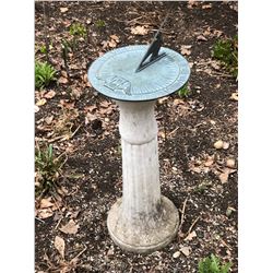 Sundial and Birdbath