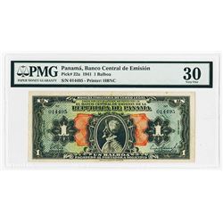 Republica De Panama, 1941 Issued Banknote.