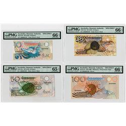 Seychelles Monetary Authority, ND (1979) Specimen Banknote Quartet.