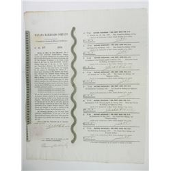 Havana Railroads Company, 7 Per Cent Loan, 1850, Paris emission.