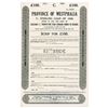 Image 1 : Province Of Westphalia, 7% Sterling Loan of 1926 Specimen.