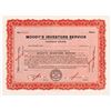 Image 1 : Moody's Investors Service, 1930s Specimen Stock Certificate