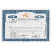 Image 1 : McDonald's Corp., 1950-1960 Production Specimen IPO Stock Certificate Rarity