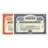 Image 1 : Delta Steamship Lines, Inc., 1940s Pair of Specimen Stock Certificates