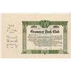 Image 1 : Gramercy Park Club 1909 Stock Certificate .