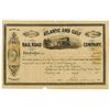 Image 1 : Atlantic and Gulf Rail Road Co., 1879 Stock Certificate