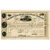 Image 1 : Georgia Rail Road & Banking Co., 1853 Issued Stock Certificate.