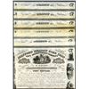 Image 1 : Stafford Meadow Coal Iron City Improvement Bonds, 1858 Lot of 8 Bonds