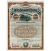 Image 1 : Dallas Consolidated Traction Railway Co. 1890 Issued Bond.
