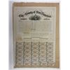 Image 1 : Bond of the City and County of San Francisco, 1866, $1000 Bond