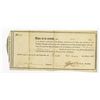 Image 1 : Susquehanna and Tioga Turnpike Road Co., 1818 Stock Certificate.