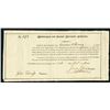 Image 1 : Wilmington and Kennett Turnpike Co., 1811 Issued Stock Certificate